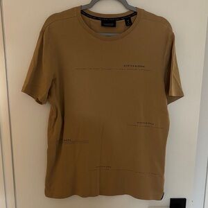 Scotch & Soda Men's Tan Graphic Tee